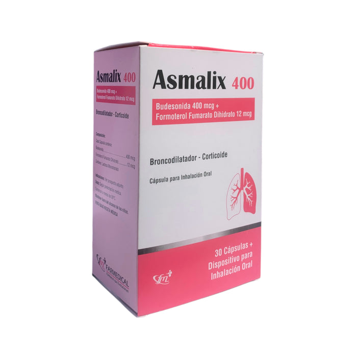 Asmalix 400 Dispositivo Para Inhalacion Oral X Capsula