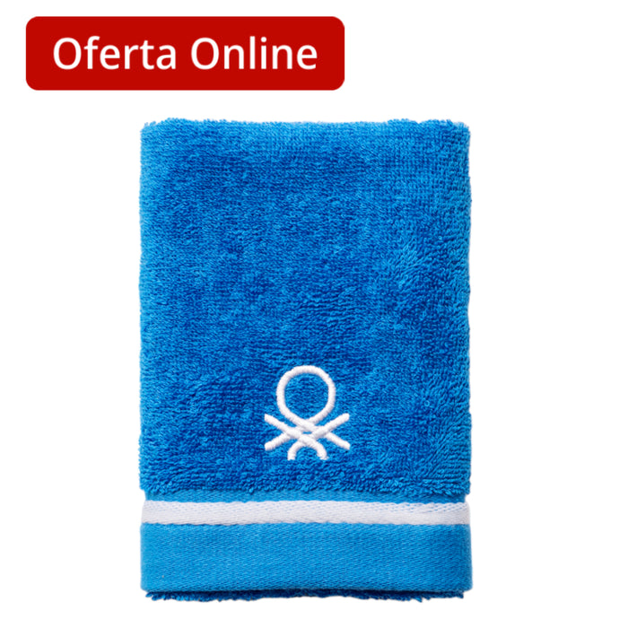 Toalla De Tocador Benetton Azul 30 X 50Cm