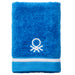 Toalla de tocador Benetton en color azul.