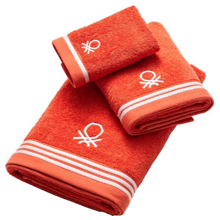 Toalla De Tocador Benetton Rojo 30 X 50Cm