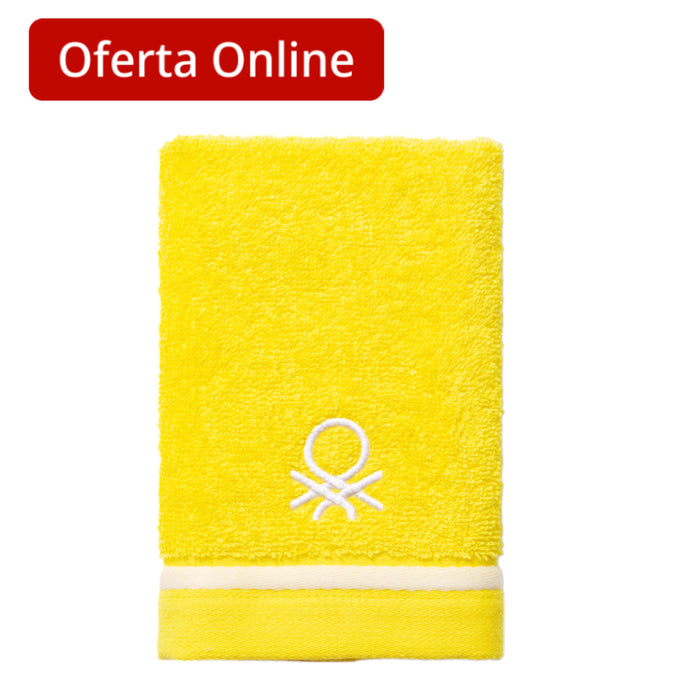 Toalla De Tocador Benetton Amarillo 30 X 50Cm
