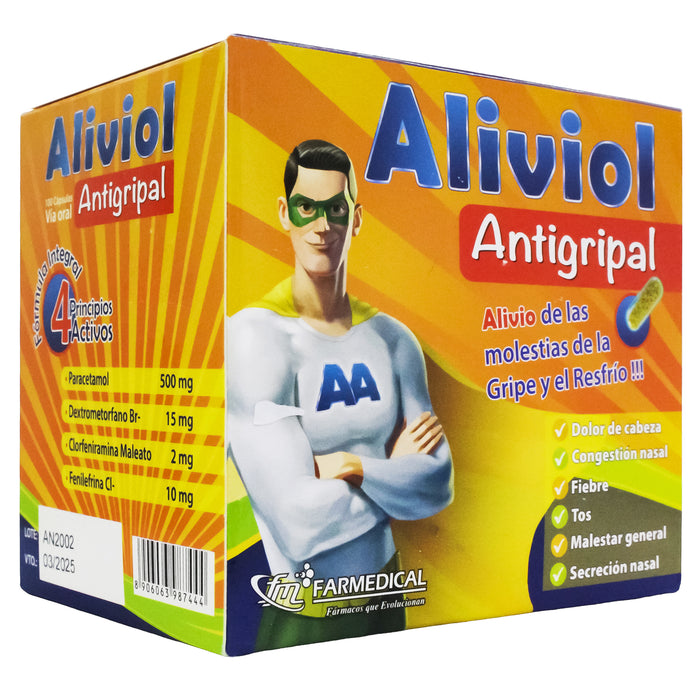 Aliviol Antigripal X Capsula Blanda