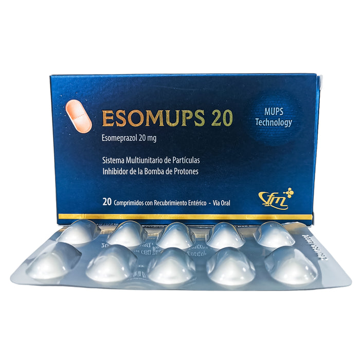 Esomups 20Mg Esomeprazol X Comprimido