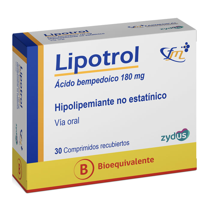 Lipotrol 180Mg Acido Bempedoico X Comprimido