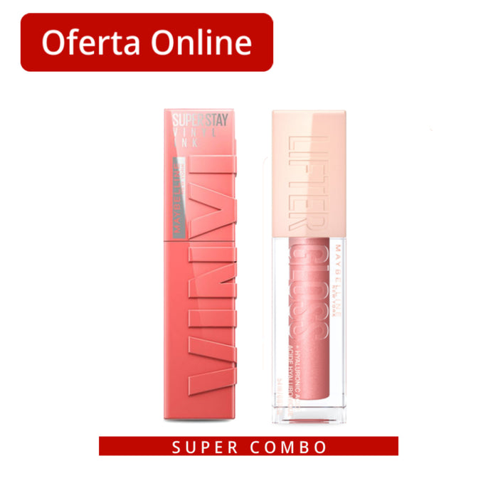 Labial Vinyl Ink Charmed 100 + Brillo Lifter Gloss Moon 003