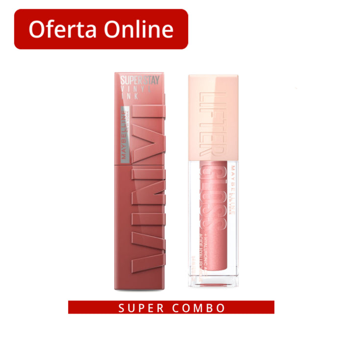 Labial Vinyl Ink Cheeky 35 + Brillo Lifter Gloss Moon 003