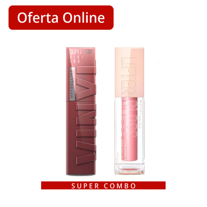 Labial Vinyl Ink Witty 40 + Brillo Lifter Gloss Silk 004