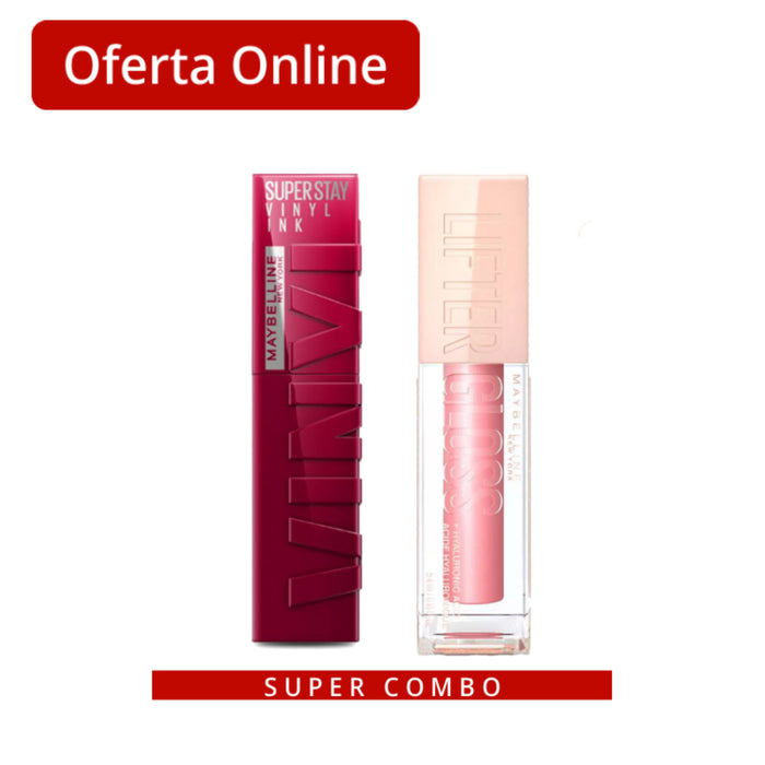 Labial Vinyl Ink Unrivaled 30 + Brillo Lifter Gloss Silk 004