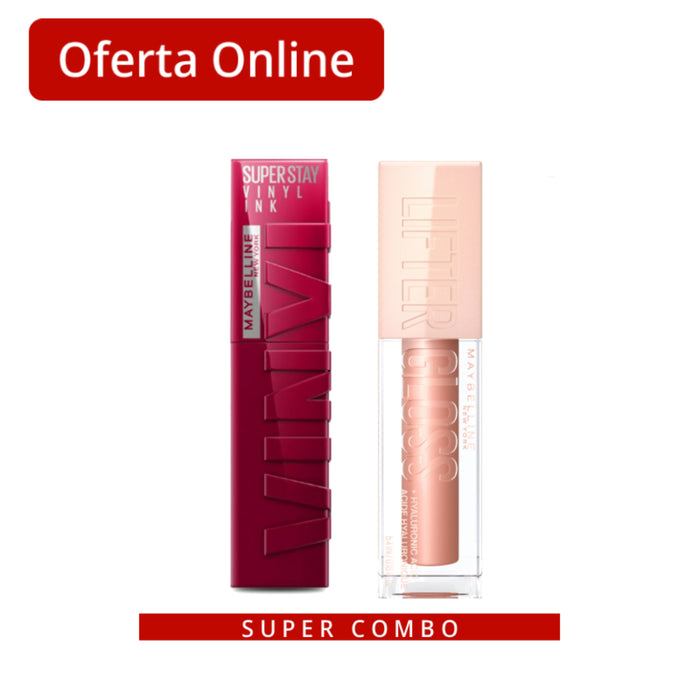 Labial Vinyl Ink Unrivaled 30 + Brillo Lifter Gloss Stone 008