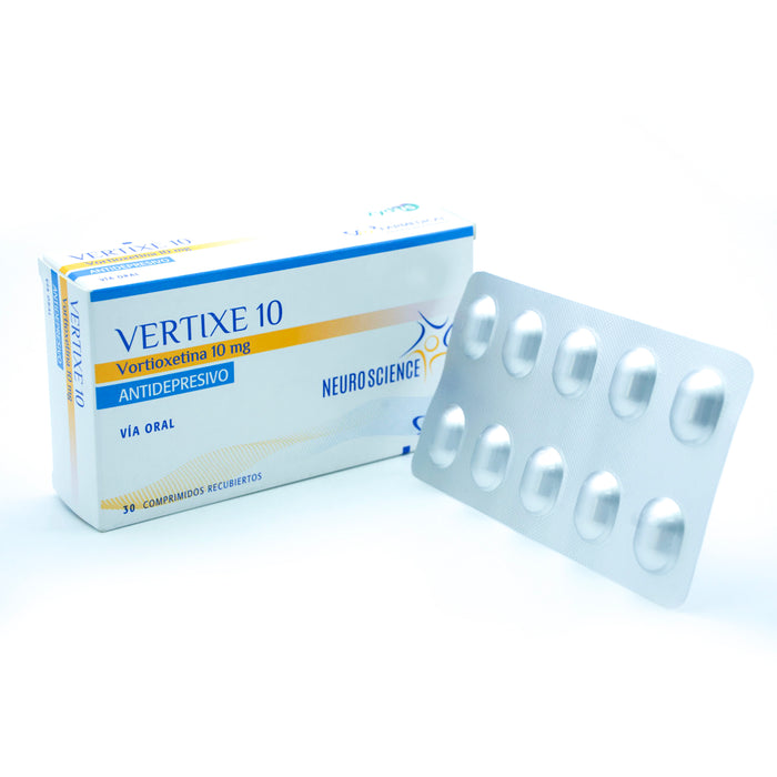 Vertixe 10Mg Vortioxetina X 30 Comprimidos