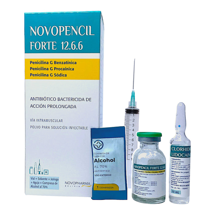 Novopencil Forte 12.6.6 X 1 Frasco/Ampolla + Kit Aplicacion