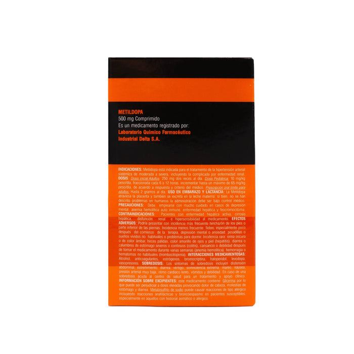 Metildopa 500Mg Delta X Comprimido