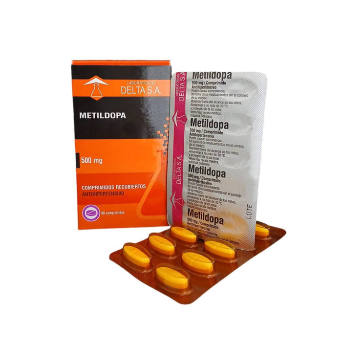 Metildopa 500Mg Delta X Comprimido