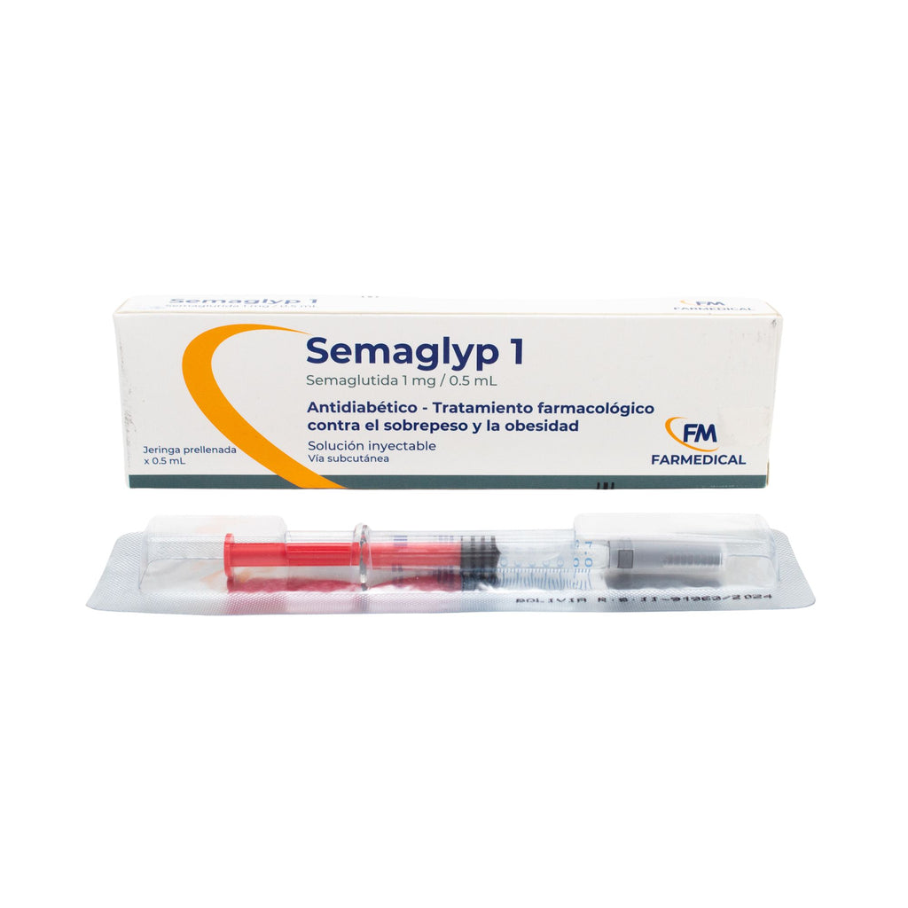 Semaglyp 1Mg Semaglutida Frio X Jeringa Prellenada/ 0.5Ml— Farmacorp