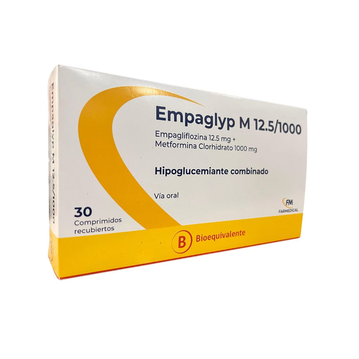 Empaglyp M Empagliflozina 12.5Mg Metformina 1000Mg X Comprimido