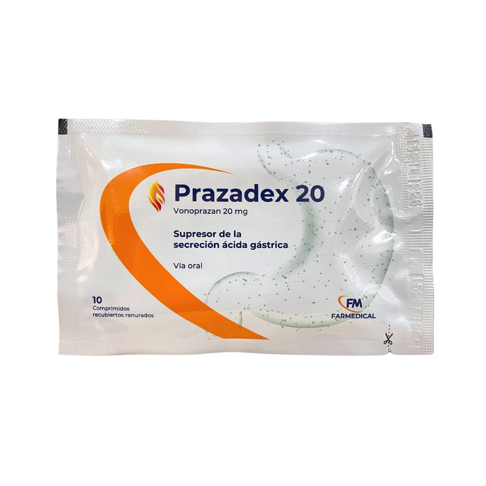 Prazadex Vonoprazan 20Mg X Sobres / 10 Comprimidos