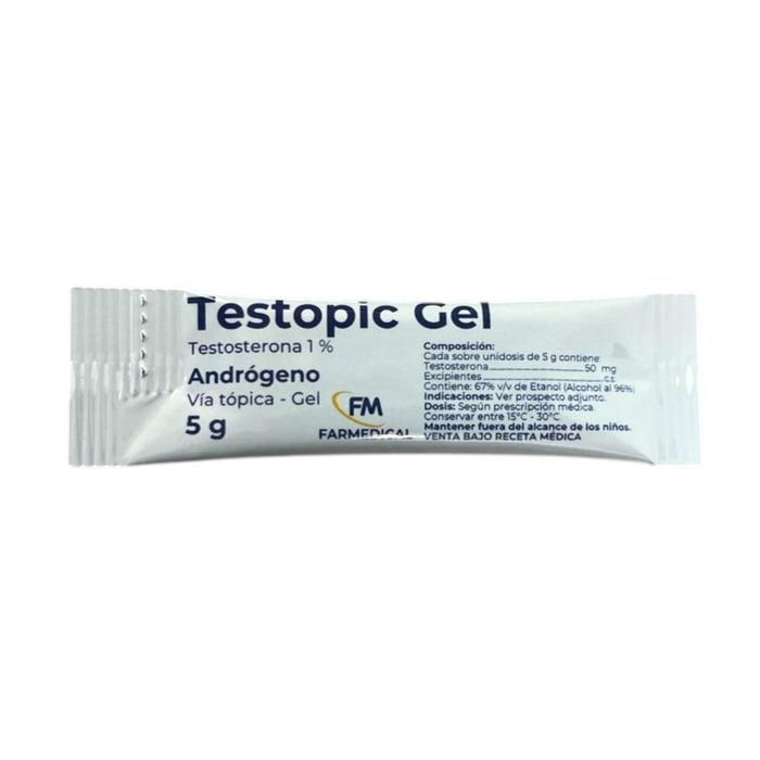 Testopic Gel 1% X 30 Sobres Testosterona