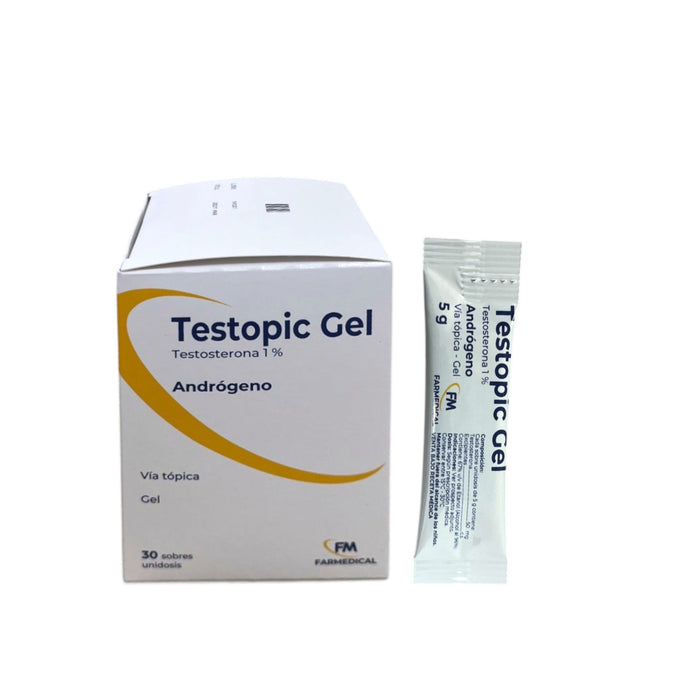 Testopic Gel 1% X 30 Sobres Testosterona
