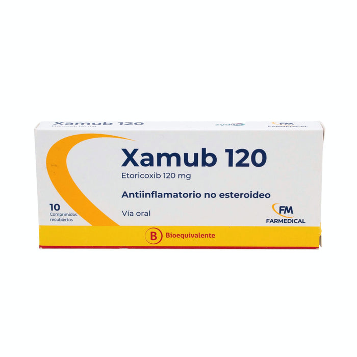 Xamub Etoricoxib 120Mg X Comprimido