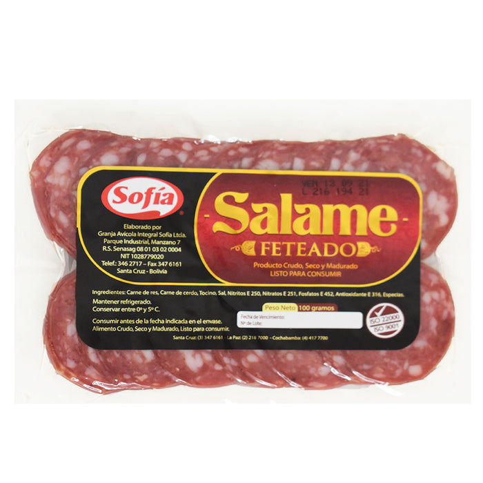 Salame Feteado Sofía 100G