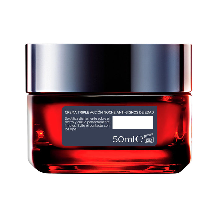 Crema Loreal Revitalift Laser Triple Acción Noche X 50Ml