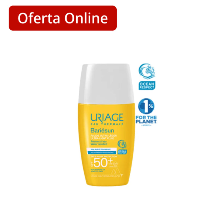 Protector Solar Facial Uriage Bariésun Fluido Ultraligero Spf 50+