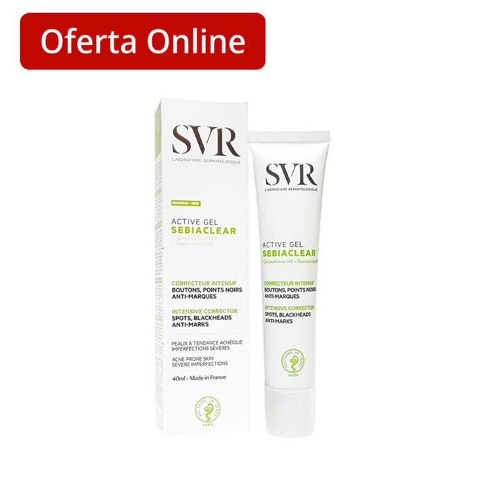 Svr Sebiaclear Active Gel Corrector Intensif X 40Ml