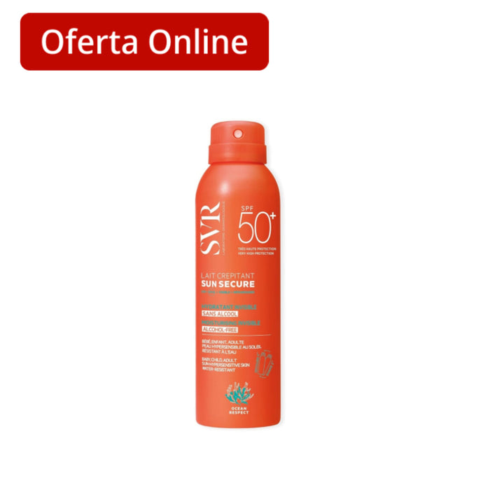 Protector Solar Corporal Svr Sun Secure Lait Crépitant Spf 50+ X 200Ml