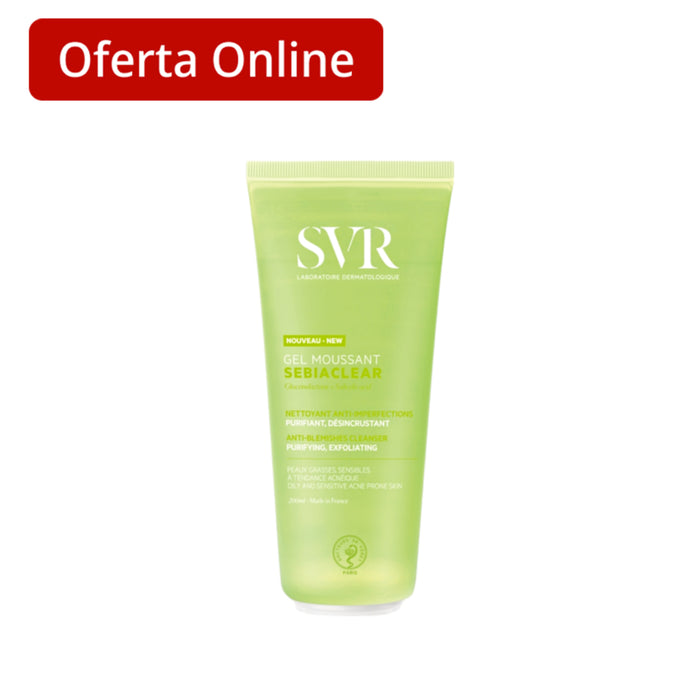 Gel Svr Sebiaclear Moussant Nouveau X 200Ml