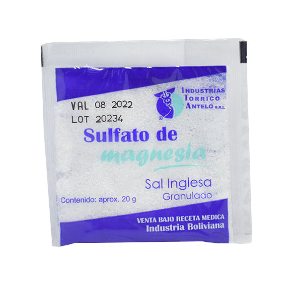 Sulfato De Magnesia X Sobre