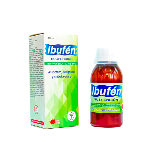 Ibufen Ibuprofeno 100Mg / 5Ml Suspensión X 100Ml