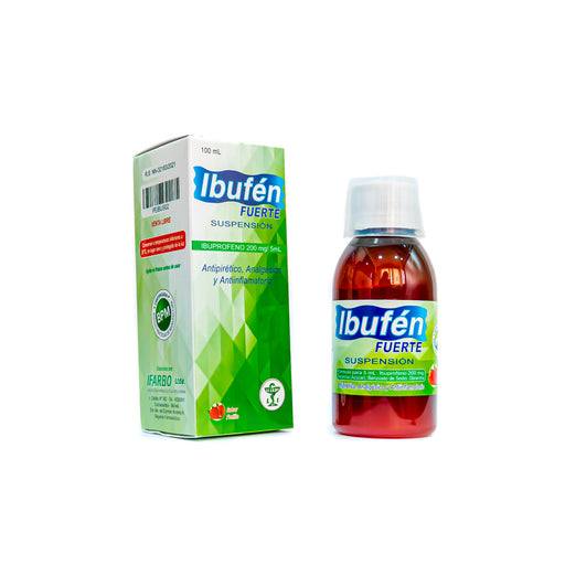 Ibufen Fuerte Ibuprofeno 200Mg / 5Ml Suspensión X 100Ml