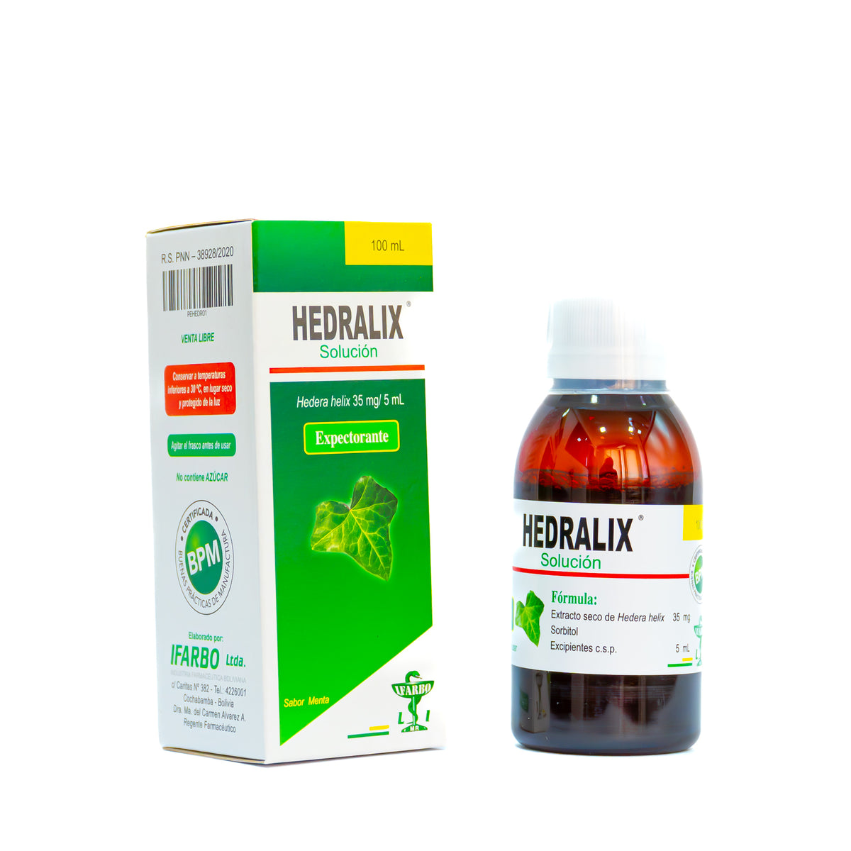 Hedralix Hedera Helix 35Mg / 5Ml Solucion X 100Ml— Farmacorp