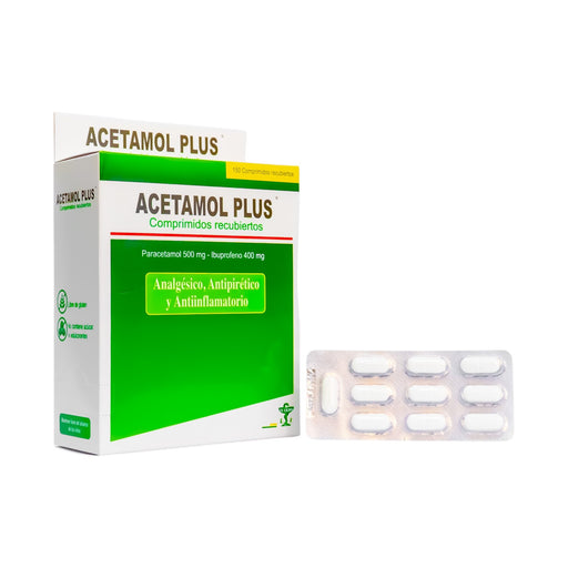Acetamol Plus Paracetamol 500Mg / Ibuprofeno 400Mg X Tableta