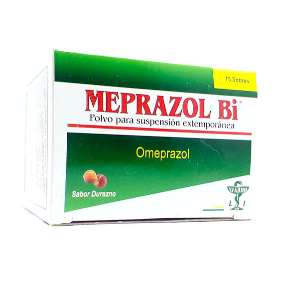 Meprazol Bi Banana Omeprazol 20Mg Y Bicarbonato De Sodio 1680Mg X Sobre