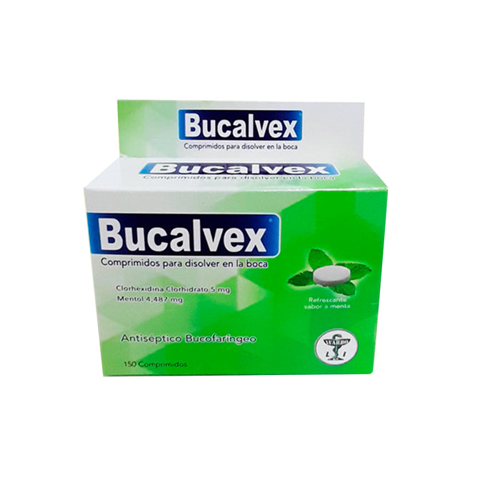 Bucalvex Fresh 5Mg Menta Clorhexidina X Comprimido