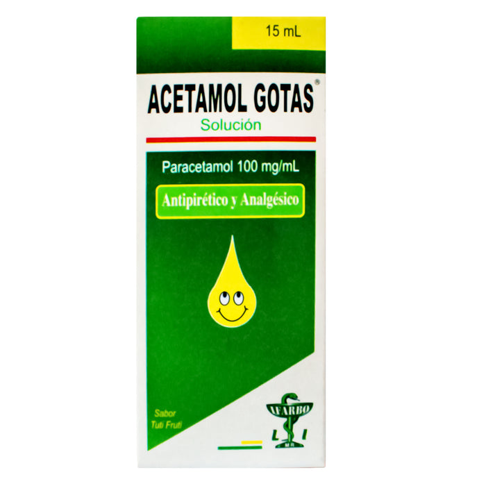 Acetamol 100Mg Ml Gotas X 15Ml Paracetamol