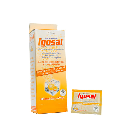 Sal De Frutas Igosal Naranja X Sobre