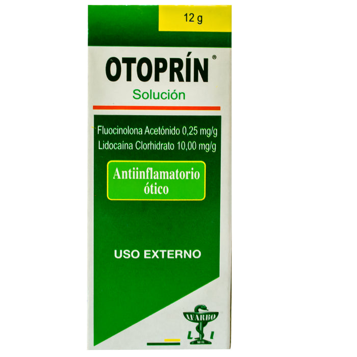 Otoprin Sol Otica X 12G Fluocinolona Lidocaina