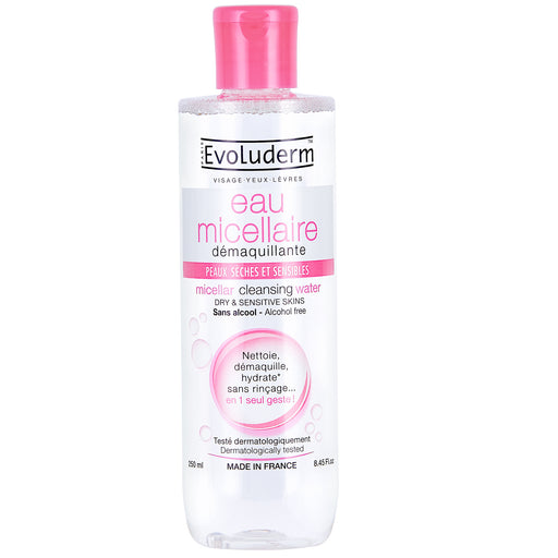 Evoluderm Agua Micelar Piel Seca Sensible X 250Ml