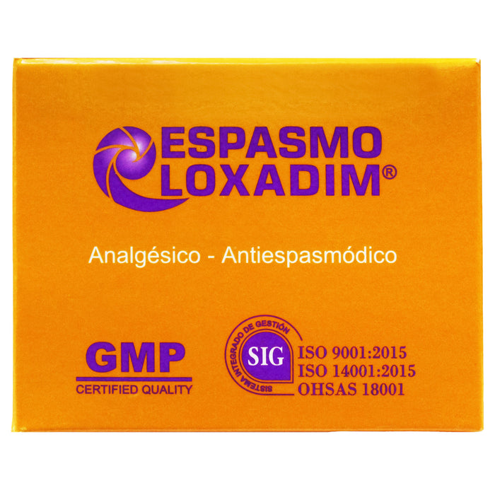 Espasmo Loxadim Propinoxato Clorhidrato 10Mg Y Clonixinato De Lisina 125Mg X Tableta