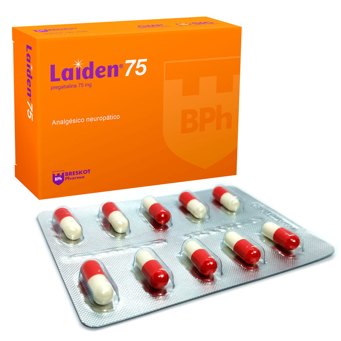 Laiden 75Mg Pregabalina X Capsula