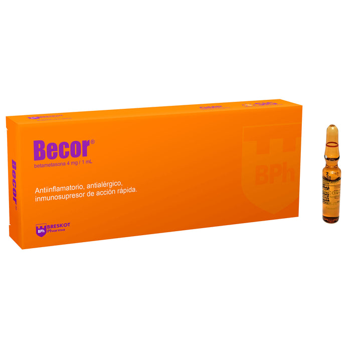 Becor Betametasona 4Mg X Ampolla