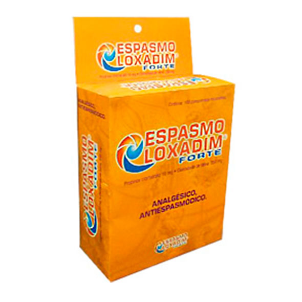 Espasmo Loxadim Forte Propinoxato Clorhidrato 10Mg Y Clonixinato De Lisina 250Mg X Tableta