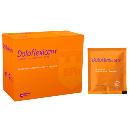 Doloflexicam Meloxicam Glucosamina Sabor Naranja X Sobre