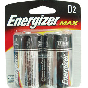 Energizer Pilas Max D X 2 Unidades