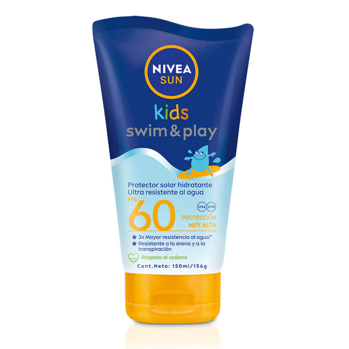 Protector Solar Nivea Sun Kids Fps60 Swim Y Play X 150Ml