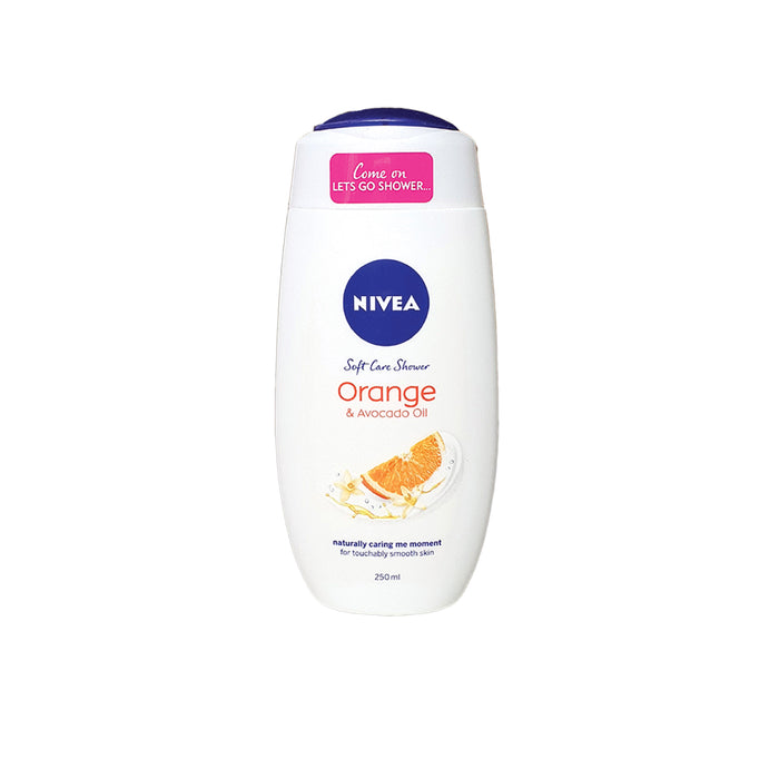 Nivea Soft Care Shower Orange Avocado Oil X 250Ml