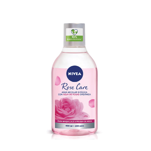 Agua Micelar Nivea Rose Care Con Agua De Rosas X 400Ml