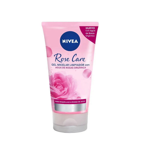 Gel Limpiador Facial Nivea Rose Care Agua De Rosas X 150Ml